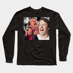 David Mitchell Hysterical Laugh Long Sleeve T-Shirt